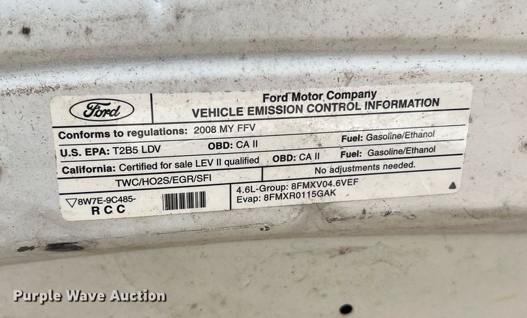 image for item LF9524 2008 Ford Crown Victoria Police Interceptor