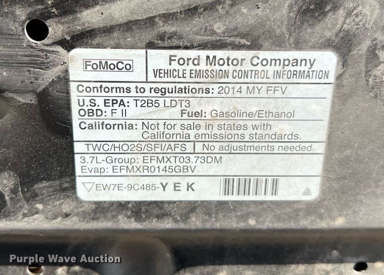 image for item LF9525 2014 Ford Explorer Police  SUV