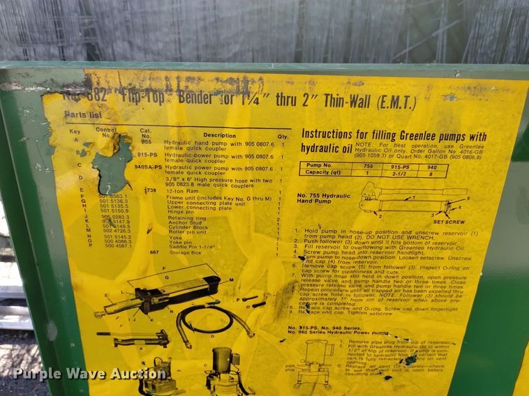 image for item LN9831 Greenlee  tools