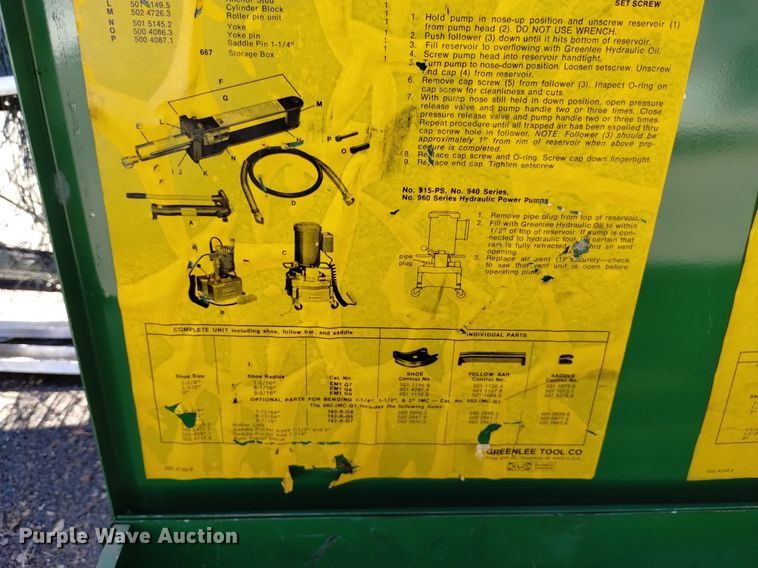 image for item LN9831 Greenlee  tools