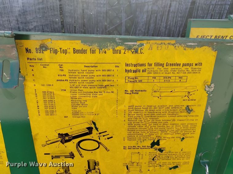 image for item LN9831 Greenlee  tools