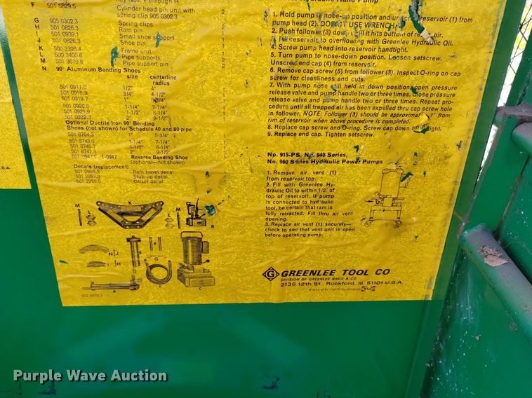 image for item LN9831 Greenlee  tools