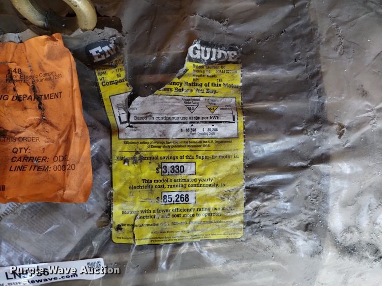 image for item LN9836 Baldor M39B  electric motor