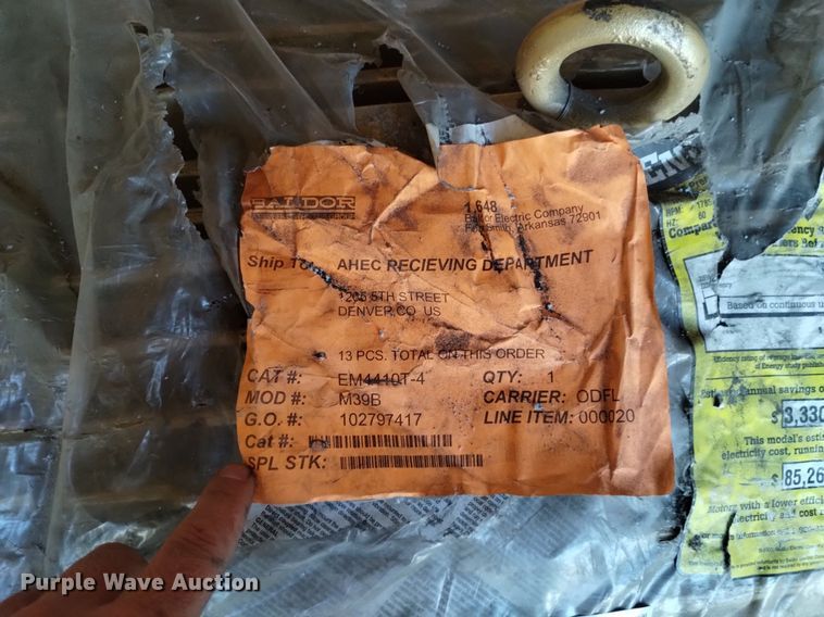 image for item LN9836 Baldor M39B  electric motor