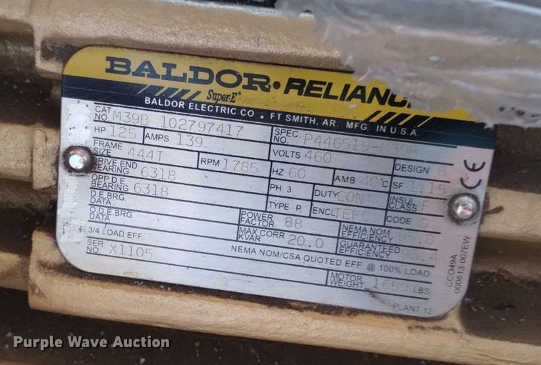 image for item LN9836 Baldor M39B  electric motor