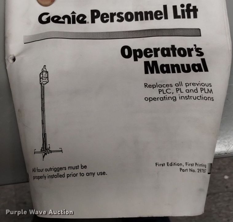 image for item LN9846 Genie PLC-24P  vertical lift