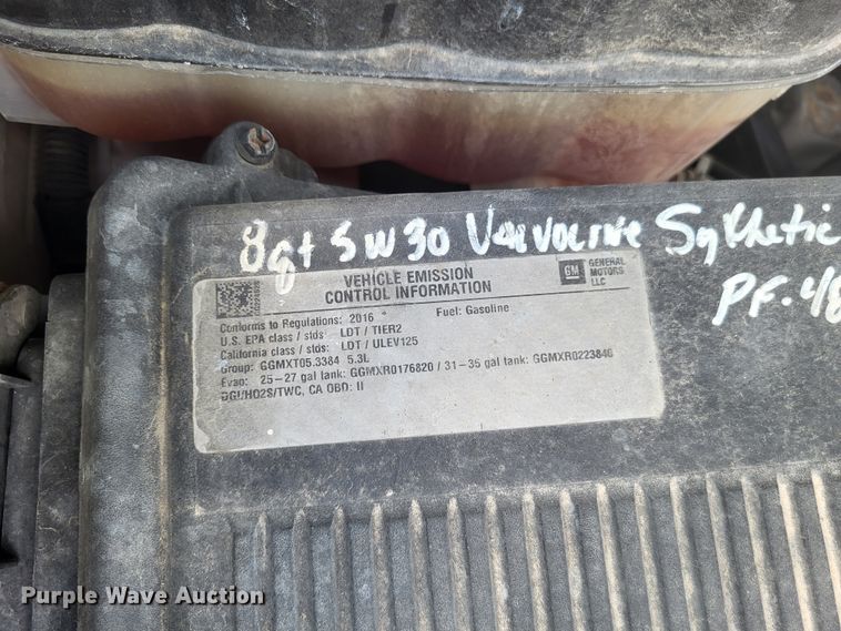 image for item LS9750 2016 Chevrolet Silverado 1500  Crew Cab pickup truck