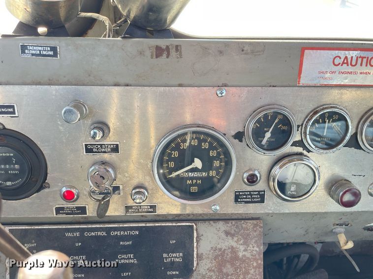 image for item LV9914 1978 SMI 5000  snow blower truck