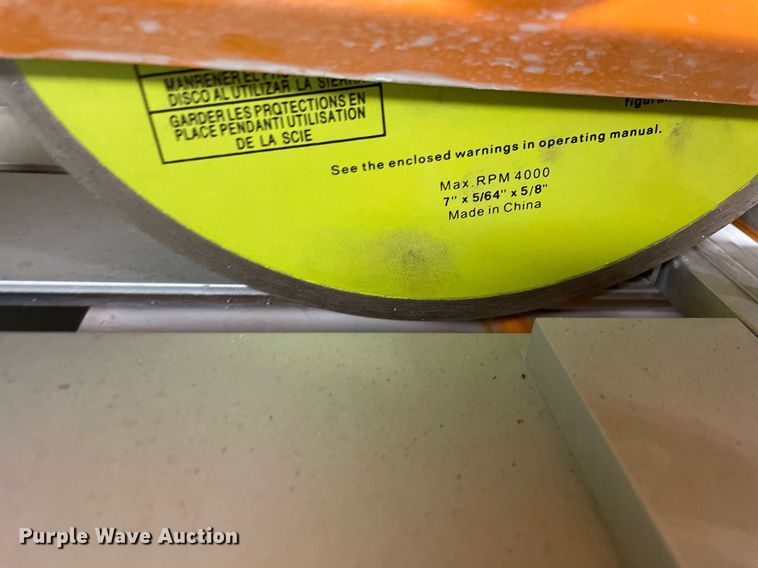 image for item LV9919 Chicago Electric Power Tools 97360  tile saw