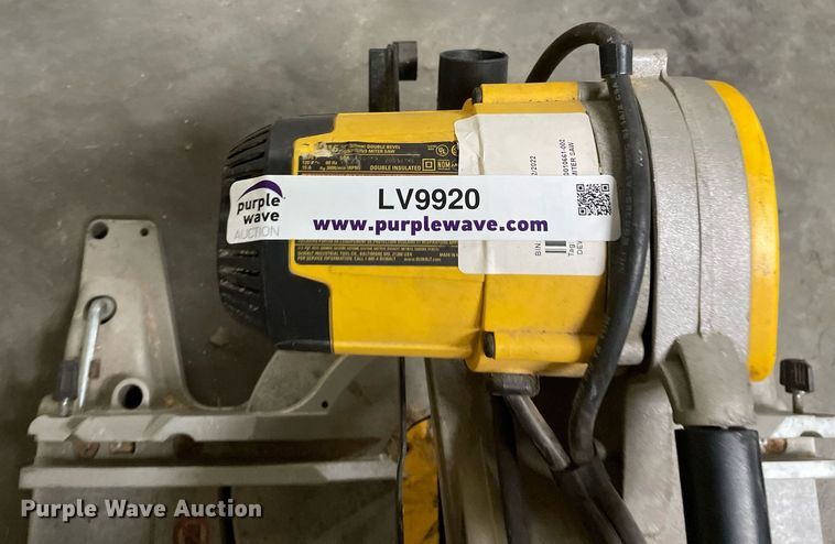 image for item LV9920 DeWalt  compound miter saw