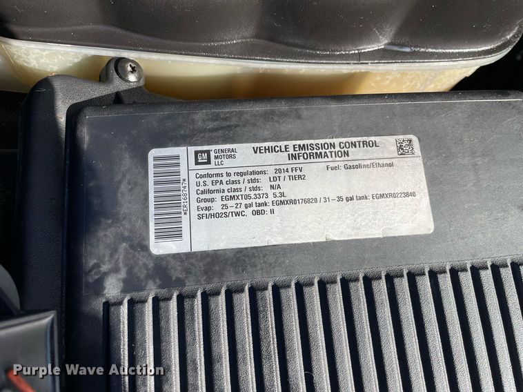 image for item LV9942 2014 Chevrolet Tahoe Police  SUV