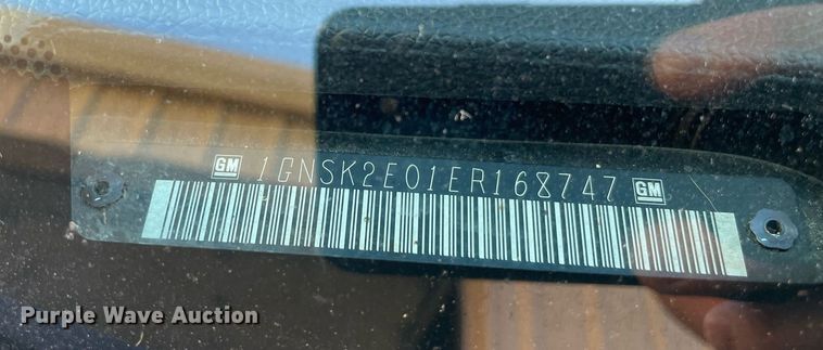 image for item LV9942 2014 Chevrolet Tahoe Police  SUV