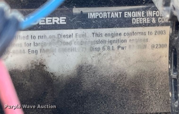 image for item MG9494 John Deere 6615  MFWD tractor