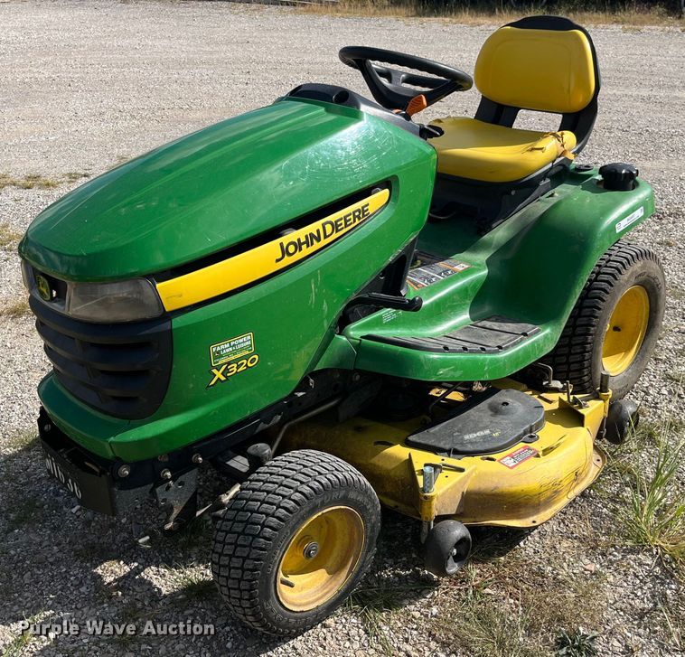 image for item MG9497 John Deere X320  lawn mower