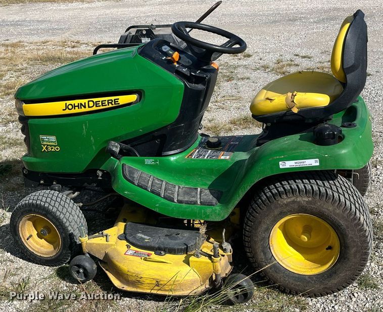 image for item MG9497 John Deere X320  lawn mower