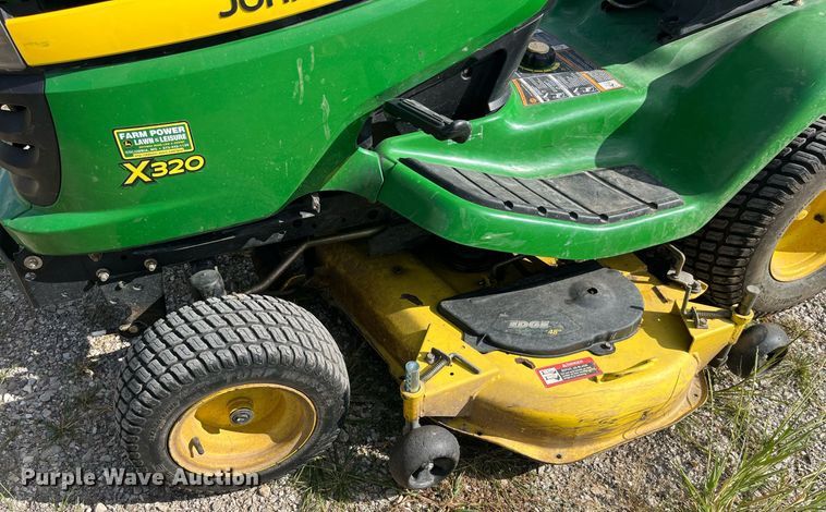 image for item MG9497 John Deere X320  lawn mower
