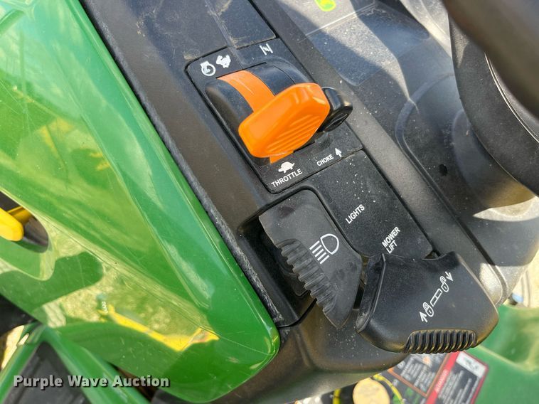 image for item MG9497 John Deere X320  lawn mower