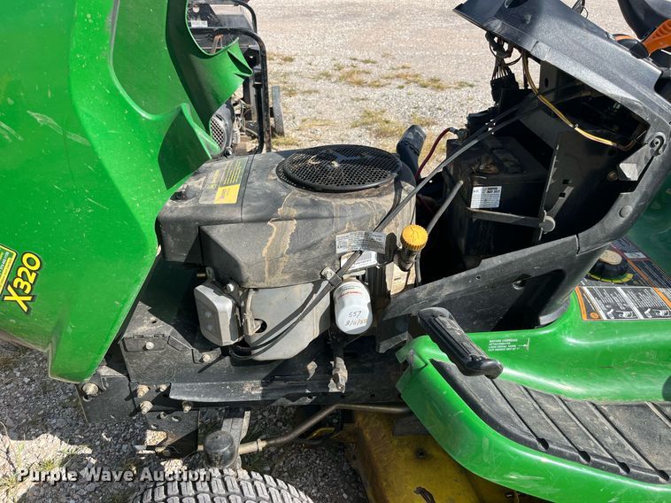image for item MG9497 John Deere X320  lawn mower