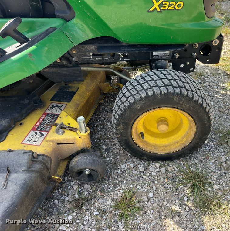 image for item MG9497 John Deere X320  lawn mower