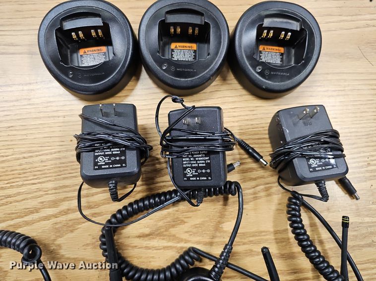 image for item MH9374 (3) Motorola HT1250 handheld radios