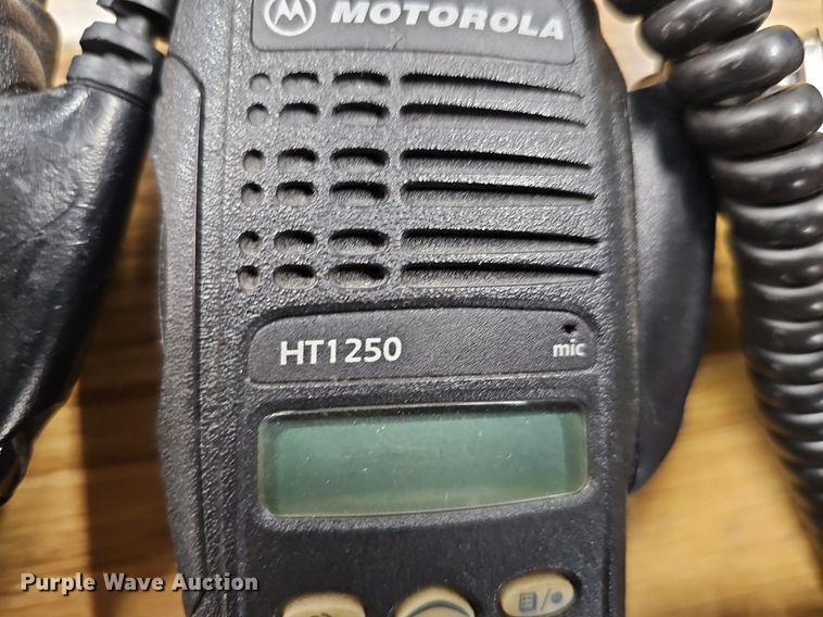 image for item MH9374 (3) Motorola HT1250 handheld radios