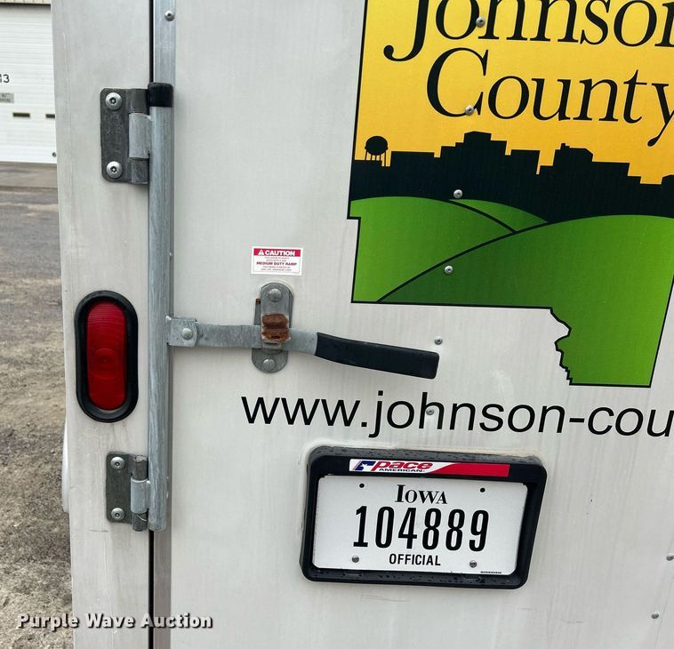 image for item MO9066 2005 Pace American CS612SAE  enclosed cargo trailer