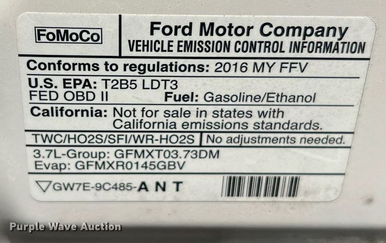 image for item NA9210 2016 Ford Explorer Police Interceptor SUV