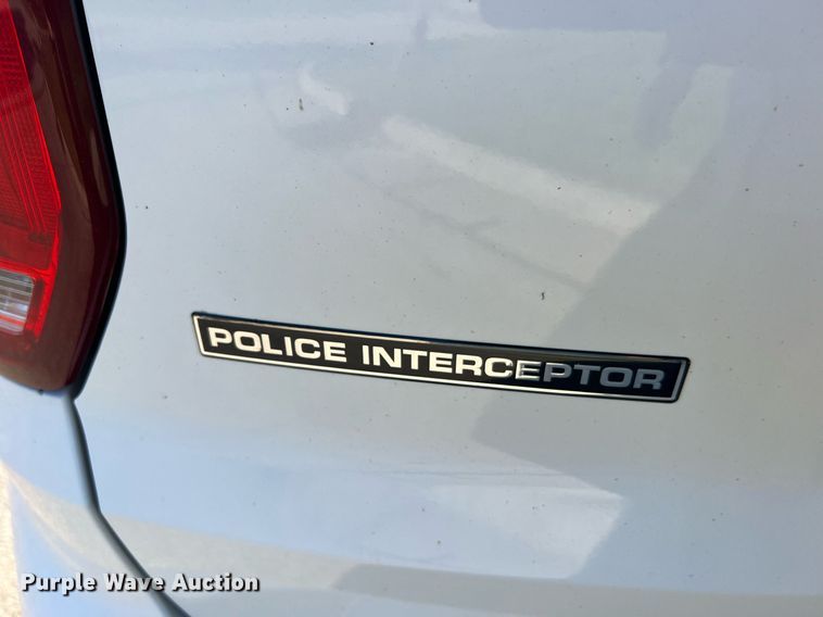 image for item NA9210 2016 Ford Explorer Police Interceptor SUV