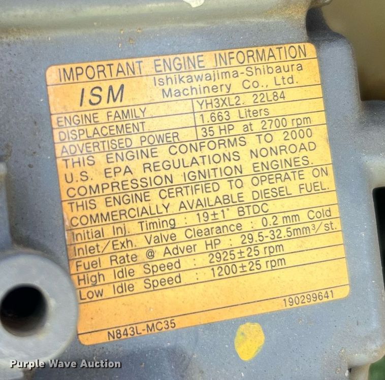 image for item NA9228 New Holland MC35  lawn mower