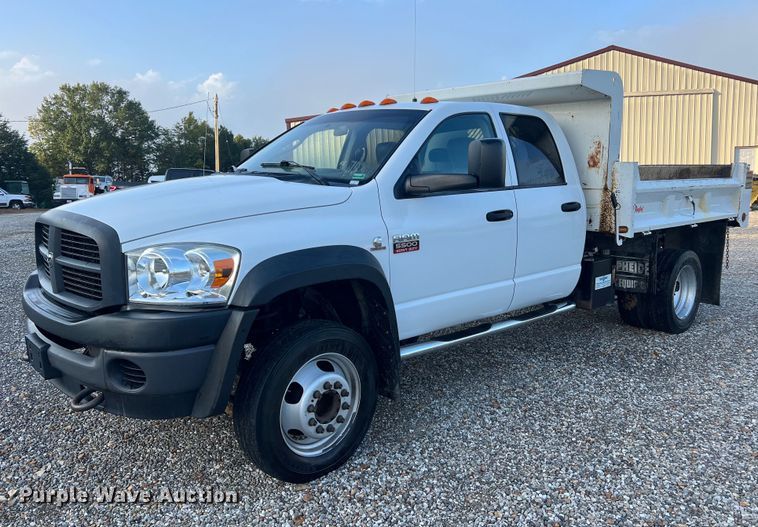 image for item NA9248 2009 Dodge  Ram 5500  Quad Cab dump truck