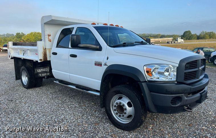 image for item NA9248 2009 Dodge  Ram 5500  Quad Cab dump truck