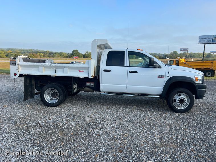 image for item NA9248 2009 Dodge  Ram 5500  Quad Cab dump truck