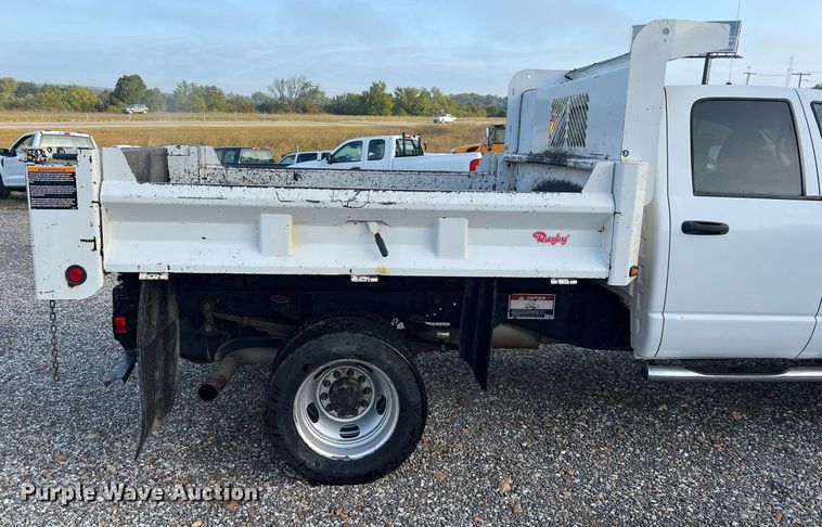 image for item NA9248 2009 Dodge  Ram 5500  Quad Cab dump truck