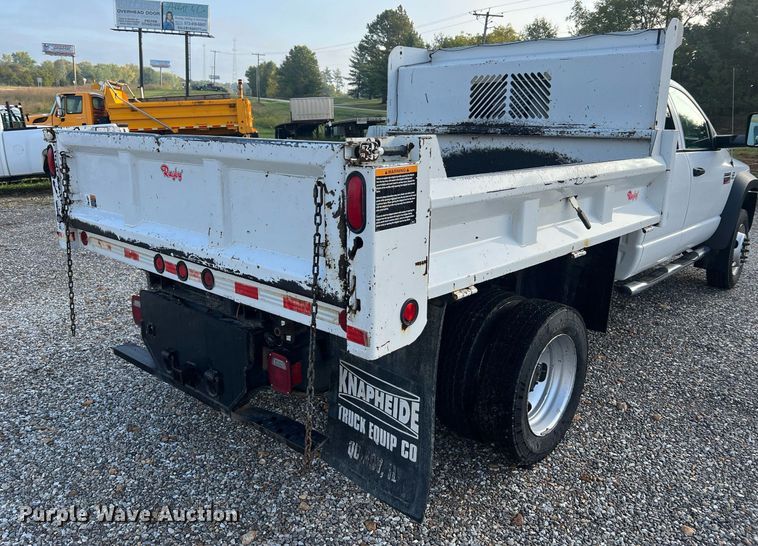 image for item NA9248 2009 Dodge  Ram 5500  Quad Cab dump truck