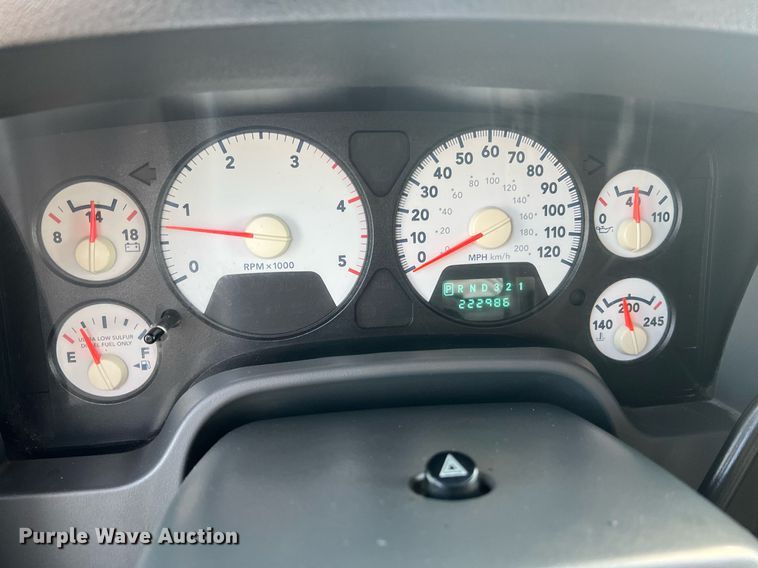 image for item NA9248 2009 Dodge  Ram 5500  Quad Cab dump truck