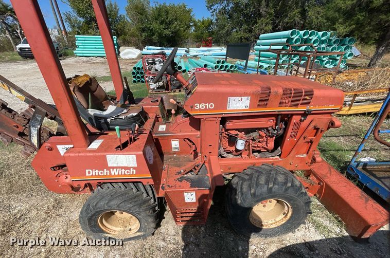 image for item NA9659 1997 Ditch Witch 3610  trencher