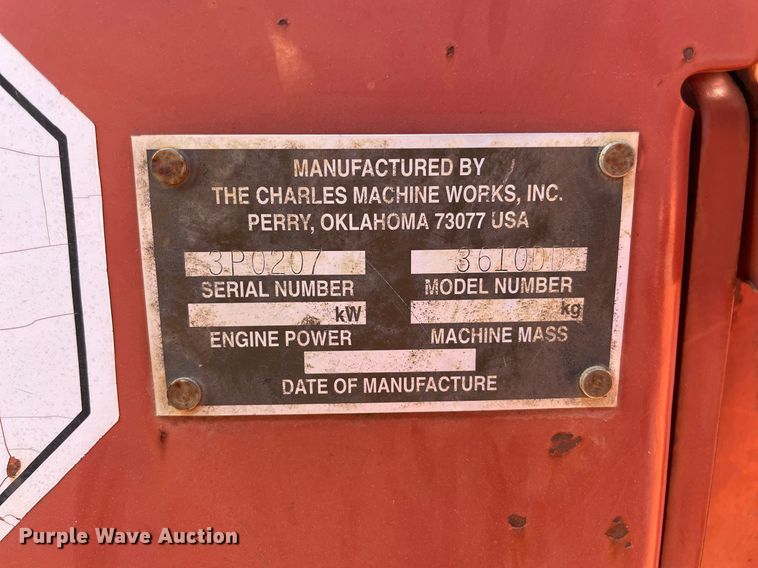 image for item NA9659 1997 Ditch Witch 3610  trencher