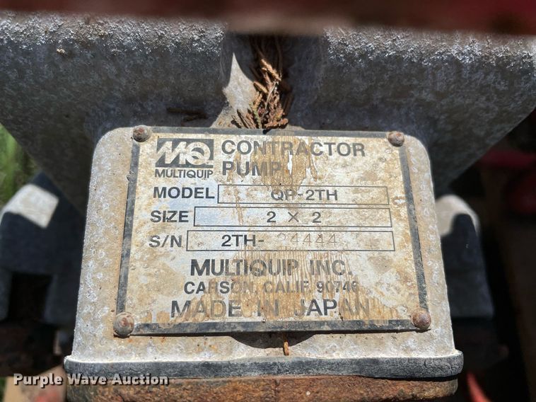 image for item NA9663 (5) Multiquip trash pumps