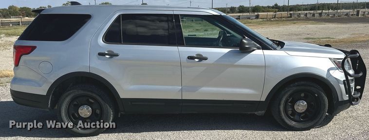 image for item NP9657 2018 Ford Explorer Police Interceptor  SUV