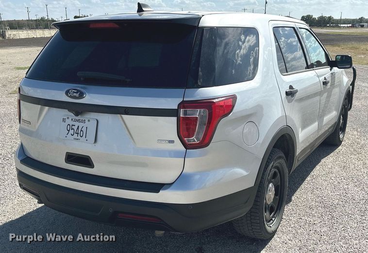 image for item NP9657 2018 Ford Explorer Police Interceptor  SUV