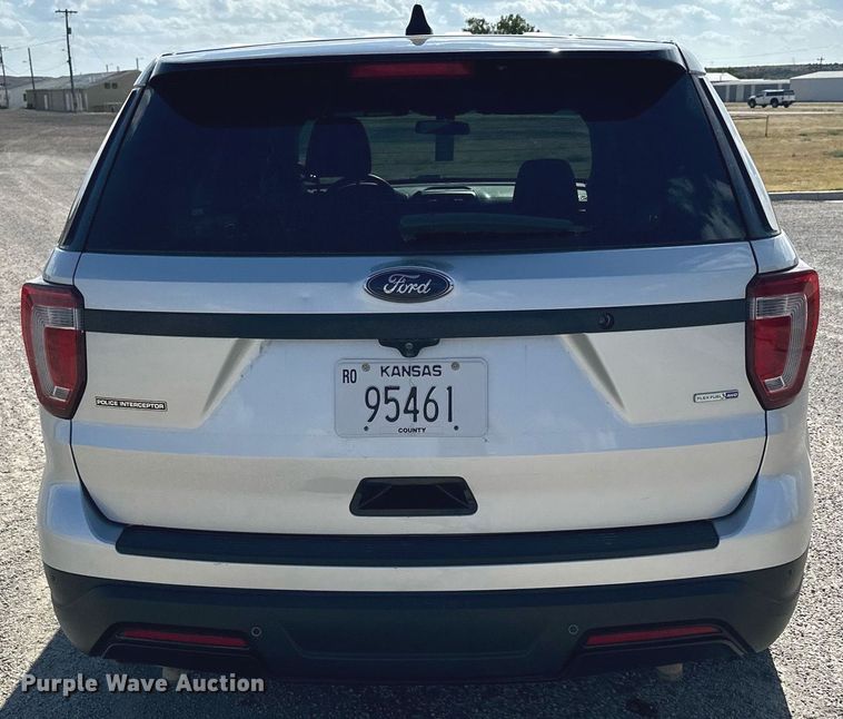 image for item NP9657 2018 Ford Explorer Police Interceptor  SUV