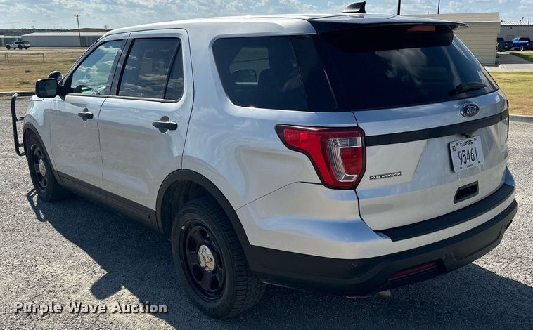 image for item NP9657 2018 Ford Explorer Police Interceptor  SUV