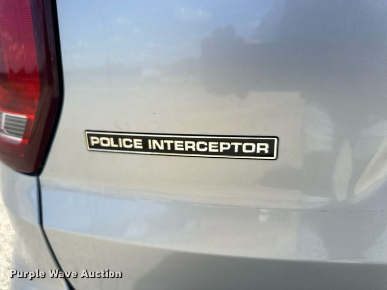 image for item NP9657 2018 Ford Explorer Police Interceptor  SUV