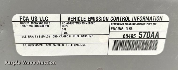 image for item NP9677 2021 Dodge Charger Police