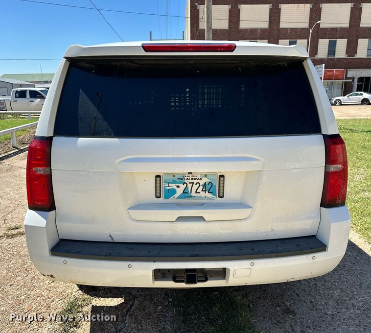 image for item NQ9315 2018 Chevrolet Tahoe Police  SUV