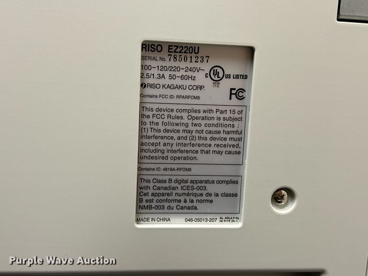 image for item NQ9855 Office equipment