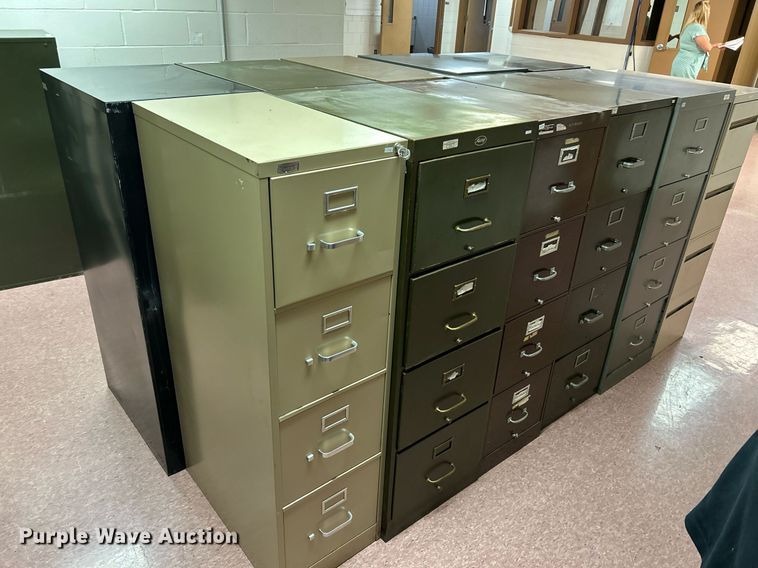 image for item NQ9856 (11) file cabinets 