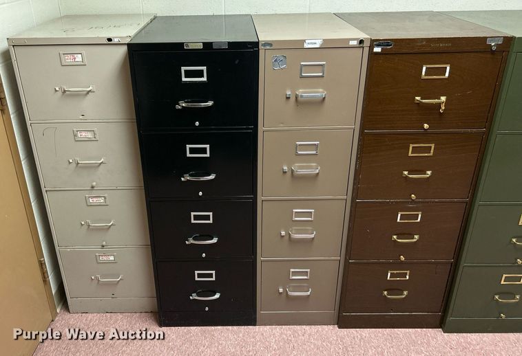 image for item NQ9857 (10) file cabinets 