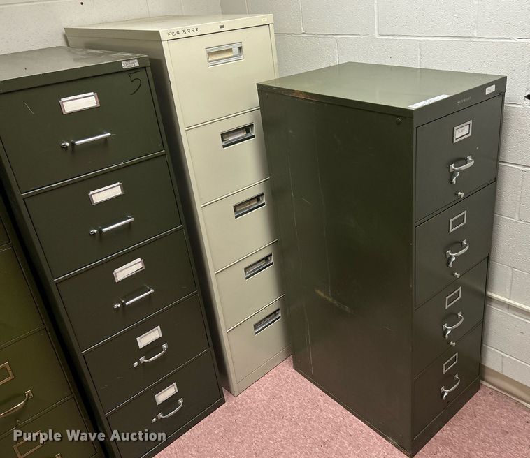 image for item NQ9857 (10) file cabinets 