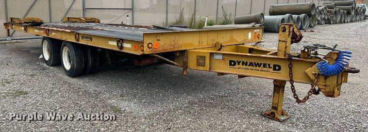 image for item NQ9900 1996 Dynaweld  tilt deck equipment trailer
